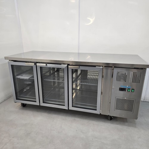 Counter fridge triple door - triple,