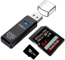 2 In 1 TF SD Card Reader USB