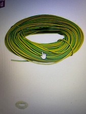 2 METRE 3mm EARTH GREEN YELLOW