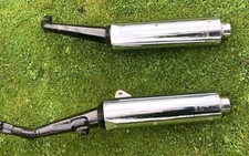 Kawasaki ZZR1100 D - ORIGINAL CHROME -  Motorcycle Full Exhaust System Pipes 