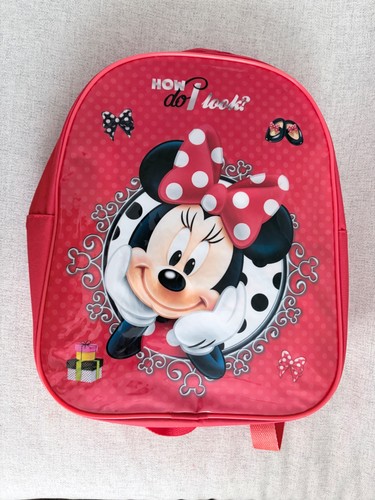 Red pink kids minnie - pink, mouse