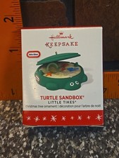 GENUINE Hallmark Keepsake 2024 Turtle Sandbox Little Tikes Ornament