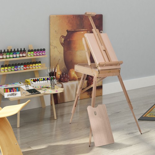 Wooden tripod art easel - tripod,