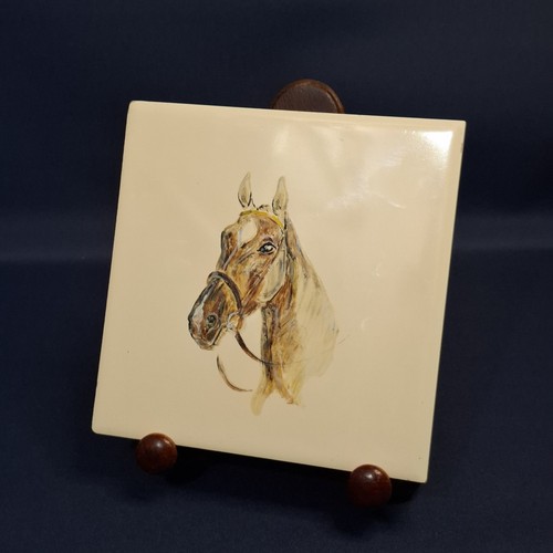 Vintage hand painted - vintage, tile