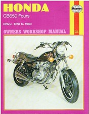 HONDA CB650 ( Z , A & CA ) 1978-80 OWNERS WORKSHOP MANUAL * VGC *