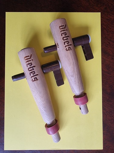 Pair german wooden beer - of,