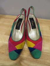Ladies 'RAYNE slingback shoes VERO CUDIO/ARTICO London. 38.5/UK 5.5 New REDUCED