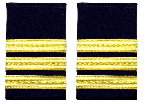 Pilot captain gold strips - pilot,