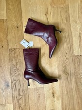 Zara Burgundy Leather  Dark