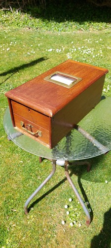 Vintage wooden cash - wooden, register