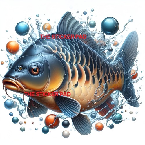 Vinyl sticker carp - vinyl,