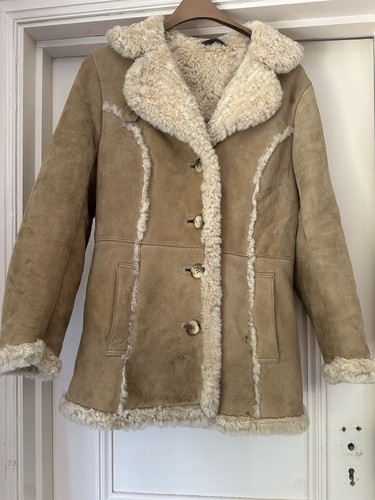 Genuine sheepskin coat jacket - sheepskin,