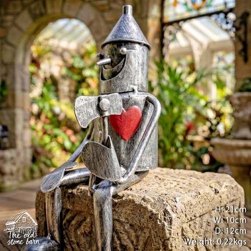 Tin man sitting wizard oz - wizard, of