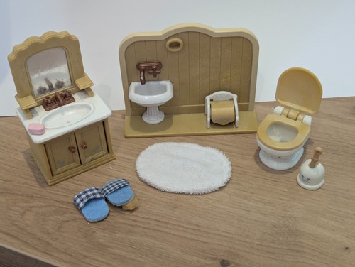 Sylvanian families bathroom - sylvanian,