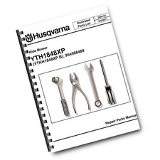 HUSQVARNA RIDE ON MOWER - YTH1848XP  YTKH1848XP B - PARTS MANUAL + WIRING