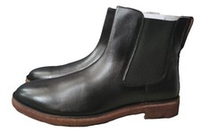 Frank Wright Shoemakers boots chelsea men's Falk black matt leather