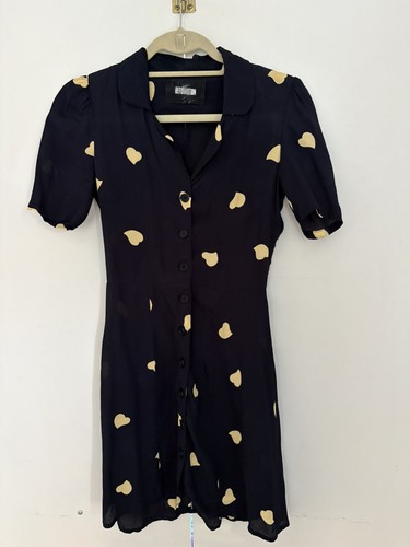Reformation hearts blue - blue, navy