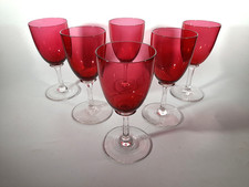 Antique 6 Set Cranberry &