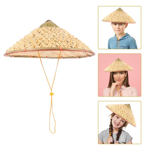 Chinese bamboo hat - chinese,