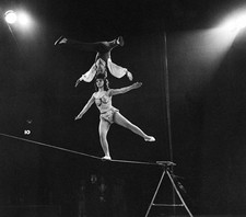 Bertram Mills Circus tightrope