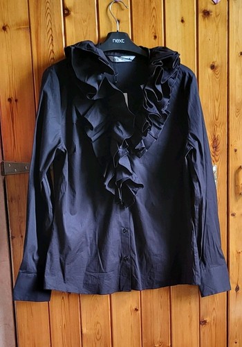 Zara ruffled poplin blouse - ruffled,