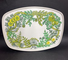 Vintage Figgjo  Market Norwegian Melamine Tray Turi Gramstad Oliver Dated 1978
