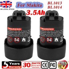2x 10.8V 3500mAh for Makita BL1013 Li-ion Battery BL1014 194550-6 194551 LCT203