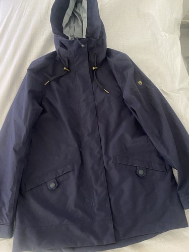 Blue dubarry parker - rain, coat