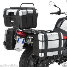 BMW F650GS 3 x GIVI TREKKER case panniers 3 CASE SET UP givi E194 + PL690 f 650 