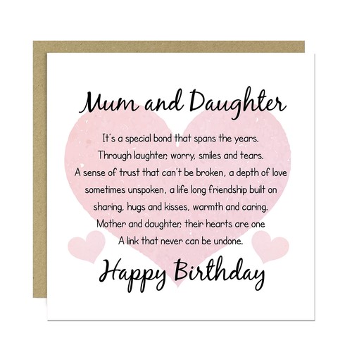 Birthday card for mum - birthday, card,