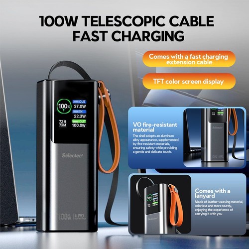 Selectec 100w 30000mah laptop - 100w,