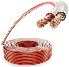 Poppstar Speaker Cable 10m 2x2.5mm² (Pure Copper OFC 99.99%, PVC Sheath)