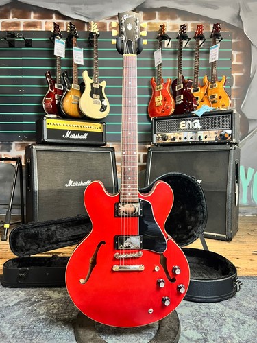 Gibson 335 satin - satin, cherry