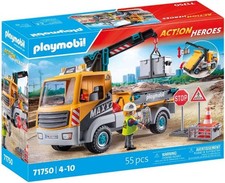 Playmobil Action Heroes Construction Site Truck 71750