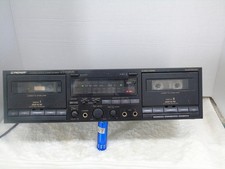 pioneer CT-W630R Twin cassette