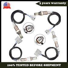 4pcs Up+Downstream Oxygen Sensors For Jaguar 4.2L V8 Supercharged 2003 2004 2005