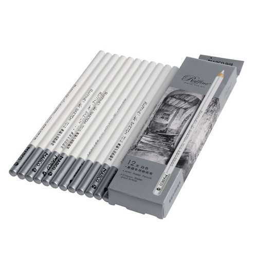 12pcs white fine - white, art