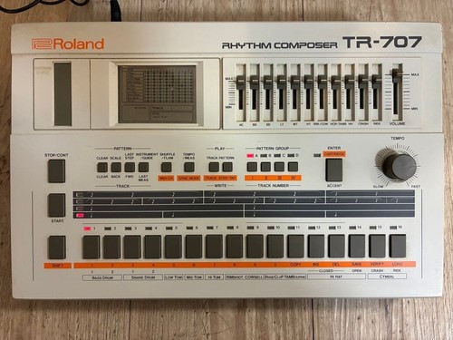 Roland 707 vintage drum - tr-707,