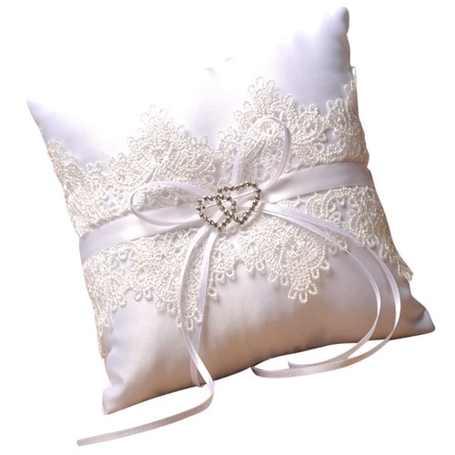 Wedding ring cushion - wedding, pillow
