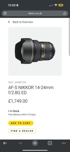 Nikon nikkor 14 24mm - nikon,