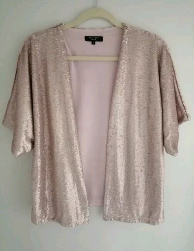 Pink sequin embellished party