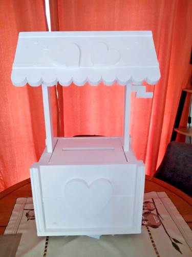 Wooden wedding wishing well - wooden,