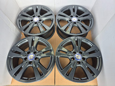 4x GENUINE GUNMETAL MERCEDES A B C E CLA V CLASS VITO VIANO 17" ALLOY WHEELS
