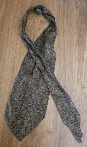 Ivo ruggeri brown - paisley, silk