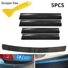 5pcs 3D Car Door Scuff Plate