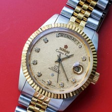 VINTAGE  MEN  TITONI  DAY DATE