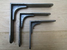  Vintage old Industrial Warehouse Rustic Cast Iron Shelf Bracket Shelf support 