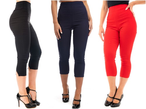 Vintage 1950s high waist capri - high,