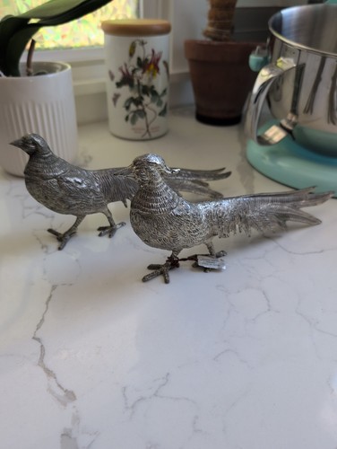 Vintage pheasant figurines - pheasant,