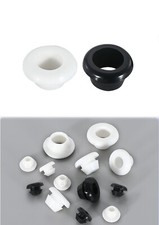 Grommet Snap-On Open Silicone Rubber Hole Plug Bung Wire Cable Protect Bush